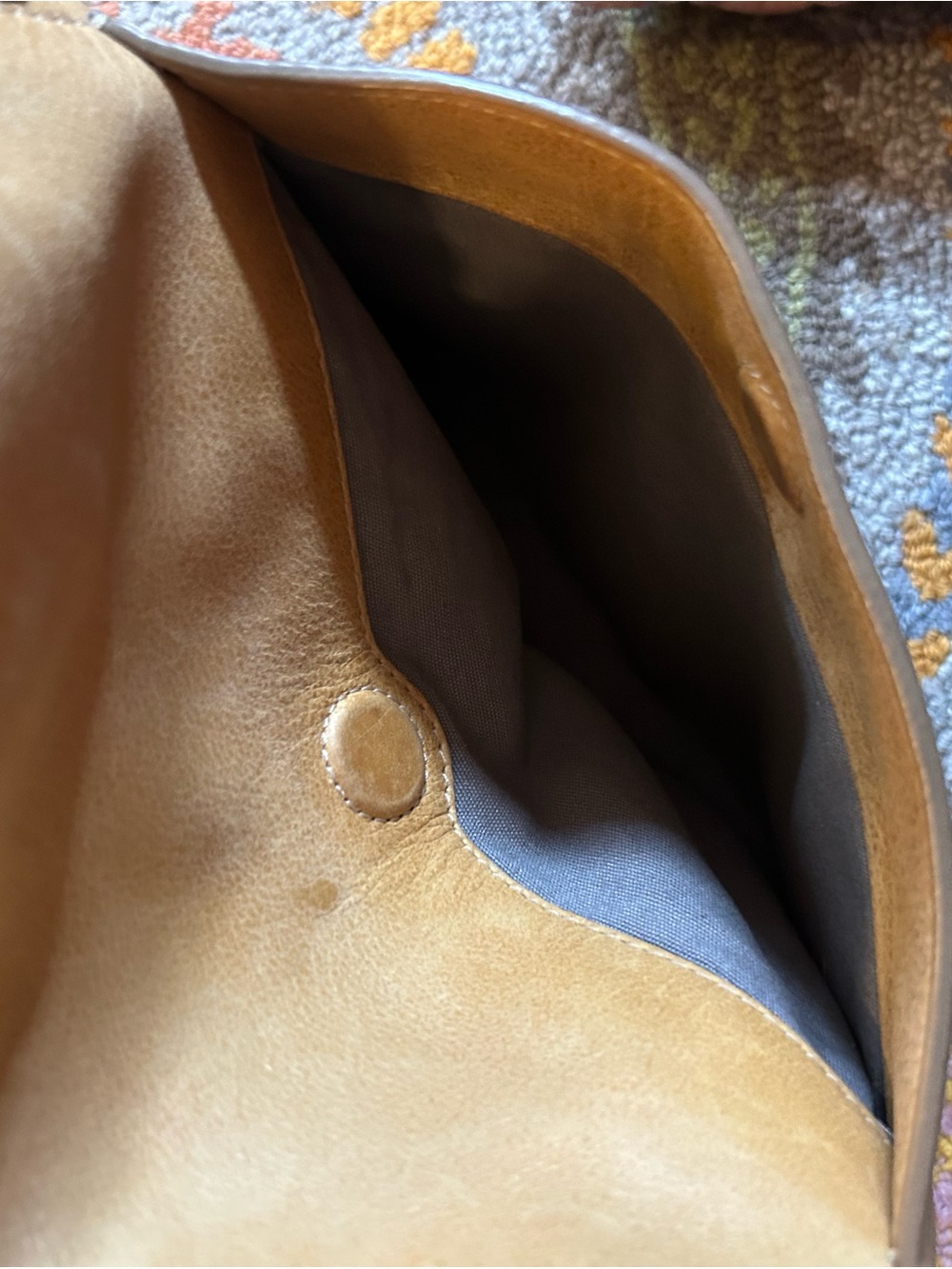 Frye Leather Shoulder Tote Bag in Tan - Picture 4 of 7